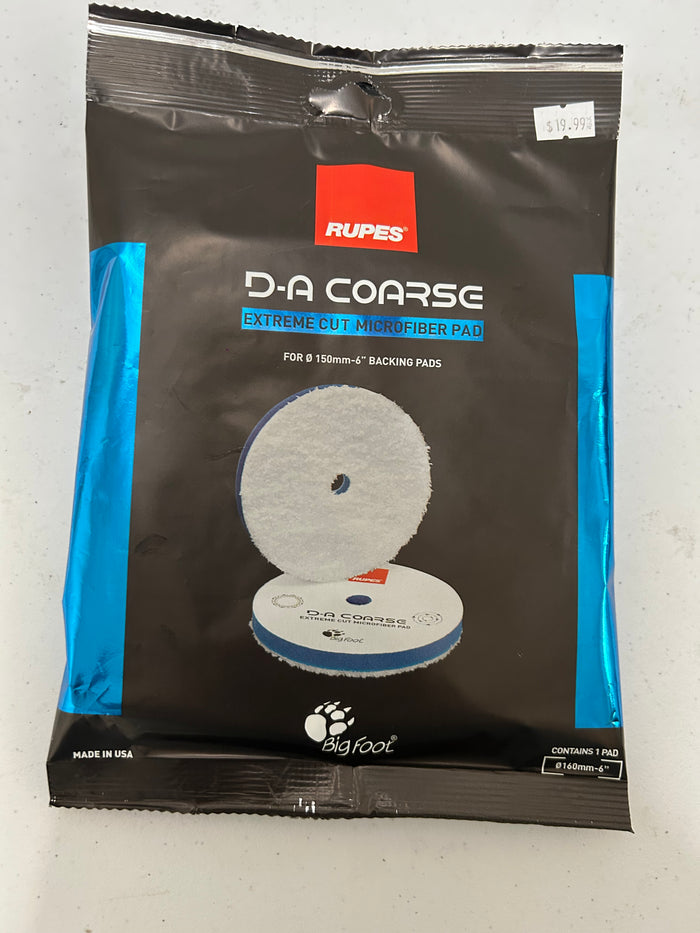 RUPES D-A Coarse Extreme Cut Microfiber Pad
