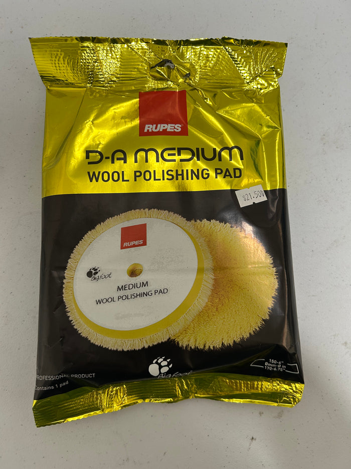 RUPES D-A Medium Wool Polishing Pad