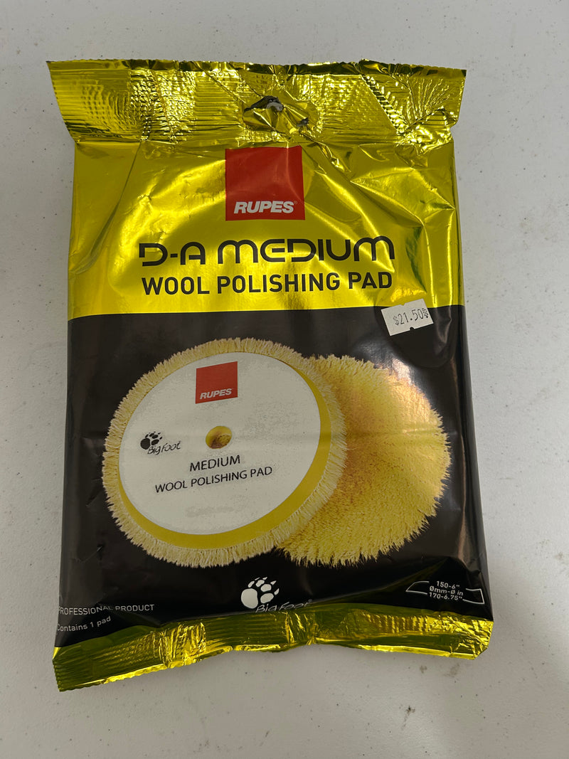 RUPES D-A Medium Wool Polishing Pad